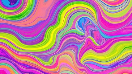 Fototapeta premium Vibrant abstract background with swirls of bright colors resembling a watercolor painting, painting, organic, colors