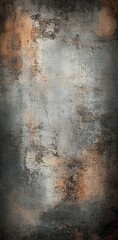 Abstract grunge background, distressed texture with dark gray and light brown tones for photography backdrop.