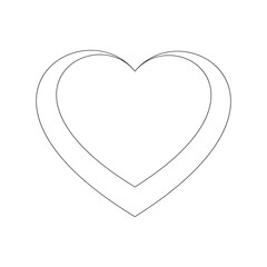 PrintRiple Heart Connection line art 2