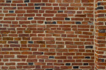 Brick wall texture. Veliky Novgorod Kremlin.