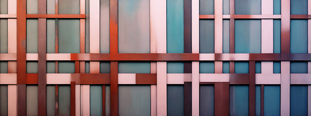 illustrazione sfondo con elementi astratti a tema geometrico surreale