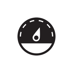 Speedometer meter device icon symbol design vector