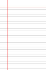 Line notebook background.