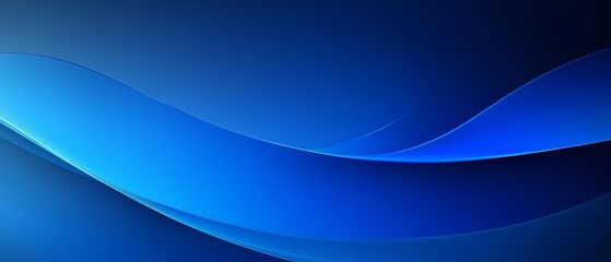 Blue wave with a white line in the middle. The blue color is very bright and the white line is very thin