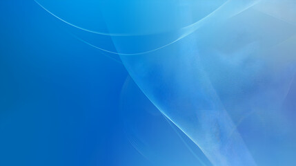 Abstract Blue Curves and Waves Design