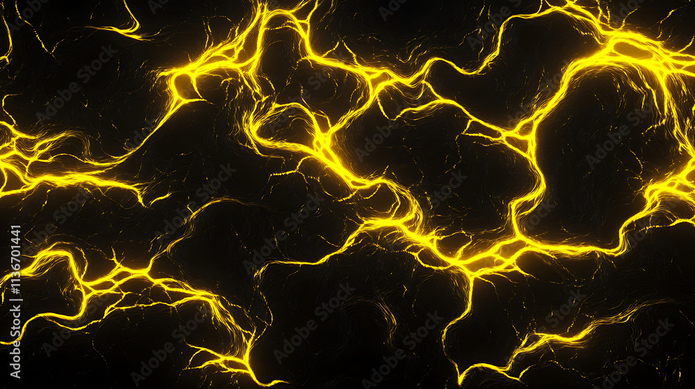Poster abstract background with lightning
