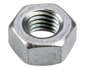 Hex Nut, Isolated on White Background PNG.AI GENERATED