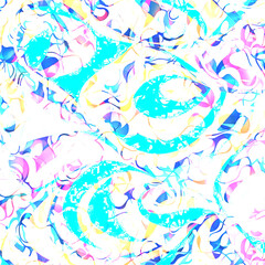 abstract background with flowers