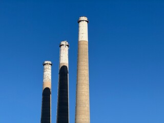cheminées d'usine