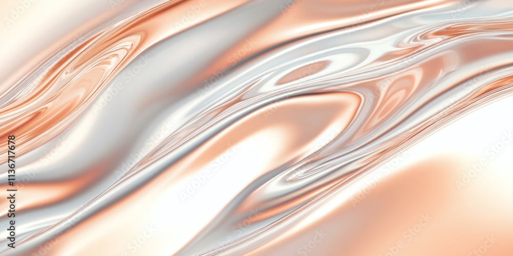 Aufkleber Vibrant foil texture with dynamic patterns and clean shadows creating a trendy, stylish aesthetic