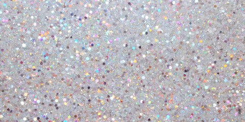 Texture of glitter snow sparkling under light in a winter wonderland setting