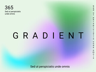 Holographic background. Bright, smooth mesh with a blurry futuristic pattern. Trendy advertising vector. Intense holographic spectrum gradient for printing products, covers.