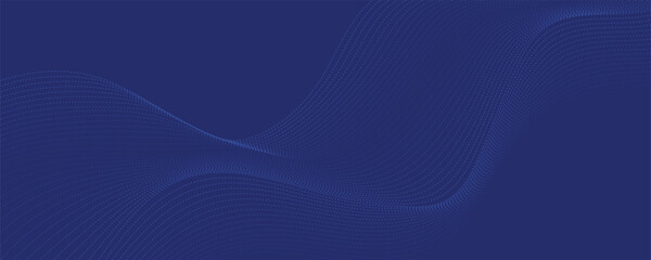 Abstract blue wave background.