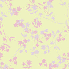 Floral seamless background - pattern for continuous replicate. See more seamless backgrounds in my portfolio
