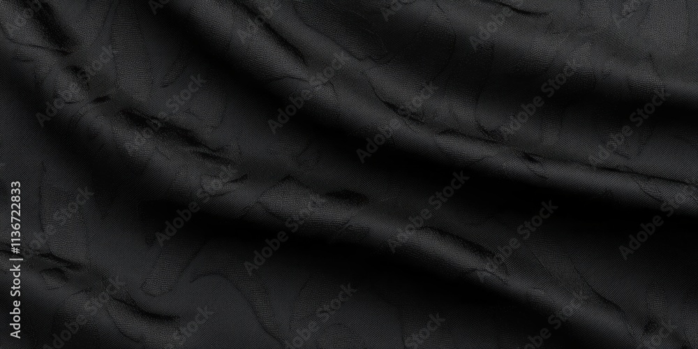 Poster elegant zarapiny texture on a deep black background revealing intricate details and patterns