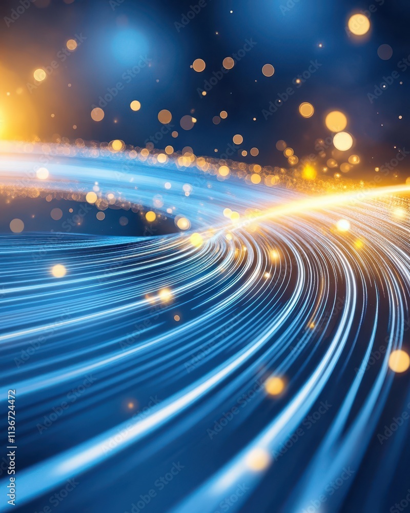 Poster Dynamic Energy Pathways Illuminate the Expanse of Abstract Quantum Realms in Vibrant Hues