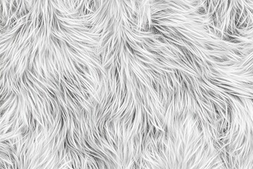 Fototapeta premium Abstract background of white fur