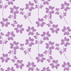 Small colorful flowers and brown flowers, hand drawn. Seamless on a light yellow background. Designed for fabric, fashion, textiles, wallpaper,