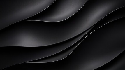 Obraz premium A black and white abstract background with wavy lines