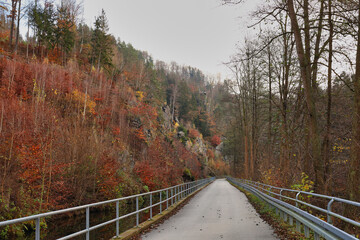 Floßplatzer Weg in in Wolkenstein im Erzgebirge, Erzgebirgskreis, Sachsen, Deutschland	