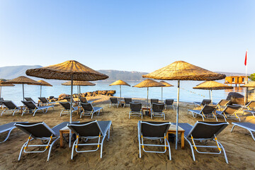 Beautiful view of Bodrum sea in Turkiye