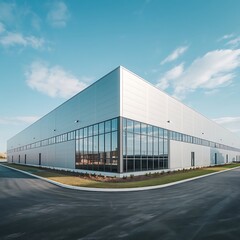 Obraz premium modern office building with sky