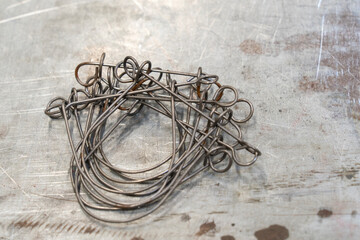 Tricky padlocks folded from wire