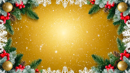 christmas tree background, creating space for text or images,