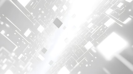 Fototapeta premium Abstract White Geometric Shapes Design Background