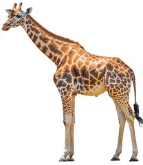 The Somali Giraffe, often referred to as the Reticulated Giraffe
