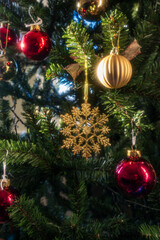 A decorated Christmas Tree