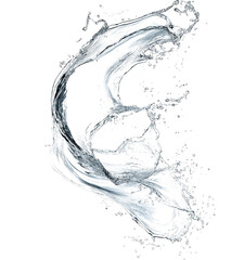Blue water splash isolated on transparent background  png water splash