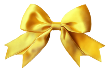 A bow, isolated on a transparent background, ideal for decorative, fashion, or gift-related designs