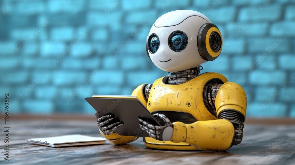 Poster ai-powered education platforms an ai study buddy reminding students of upcoming deadlines and assign