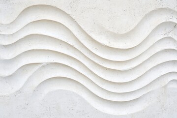 Obraz premium Ancient marble sculpture texture displaying erosion and intricate wave patterns created by time