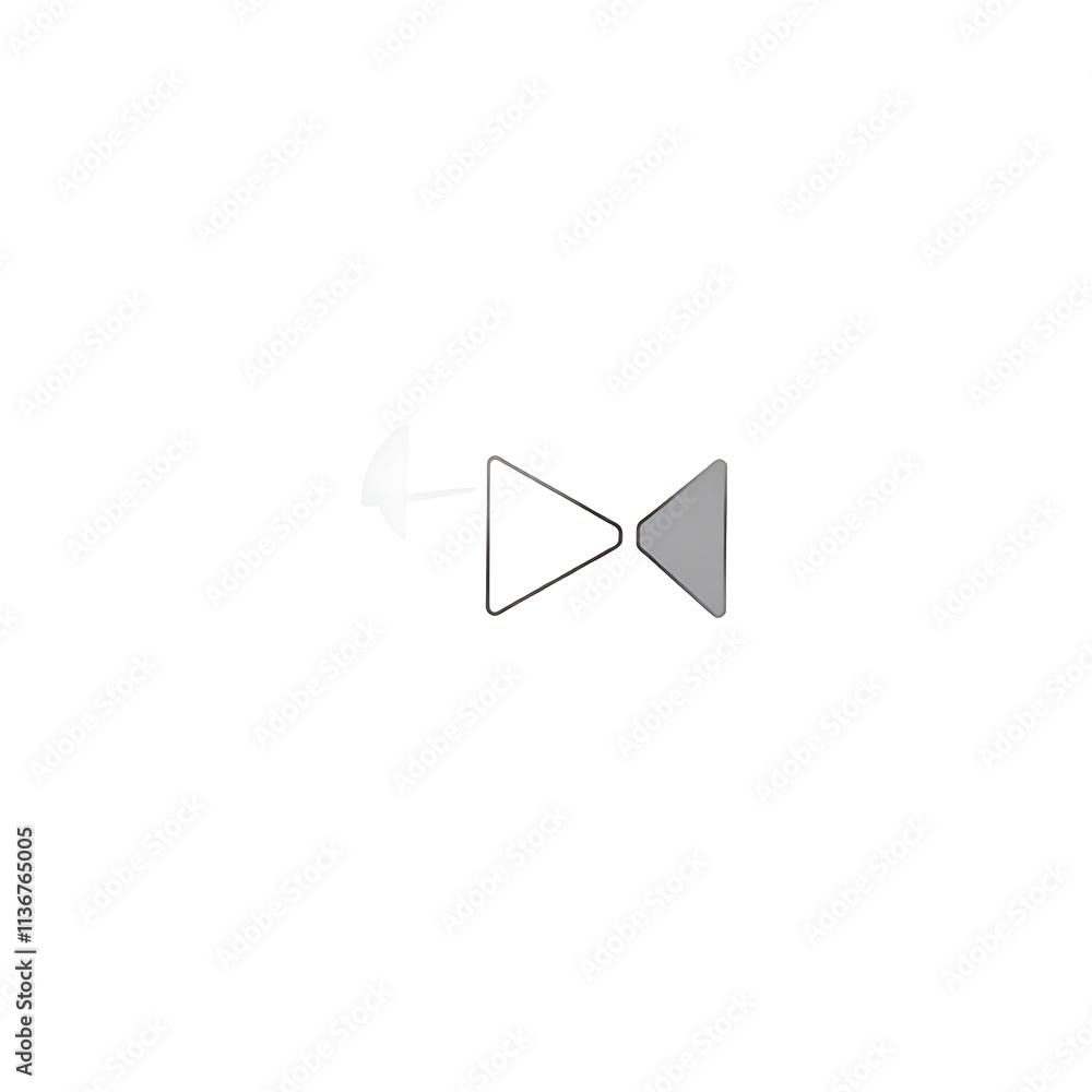 Poster minimalist arrow icon: a sleek and modern arrow icon, with a simple design and a focus on direction.