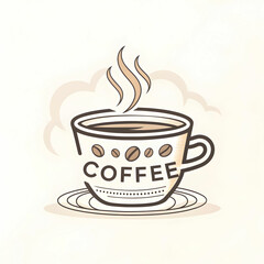 Obraz premium A coffee cup is a small, typically ceramic or glass vessel used