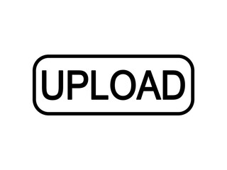 upload icon, simple flat style, vector illustration symbol sign logo template pictogram, for ui or ux isolated on white for mobile app, editable