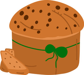 Traditional Christmas Panettone