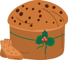 Traditional Christmas Panettone