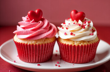 Indulge in Delicious and Romantic Cupcakes, Perfect for Sweet and Memorable Celebrations