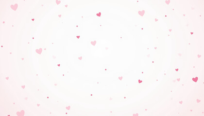 Card with hearts, valentine's day background.