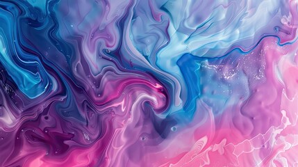 Fototapeta premium A vibrant abstract swirl of colors blending in a fluid, artistic design.