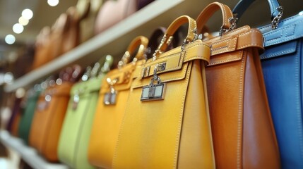 Cryptocurrency Payment Scenarios A luxury retailer selling designer handbags for Chainlink on their website One main object high quality very detailed Professional image