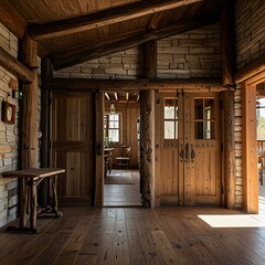 Main interior entrance of a house.The best image for inspiration on the latest trends in current seasonal designs.
