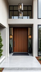 Main interior entrance of a house.The best image for inspiration on the latest trends in current seasonal designs.
