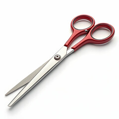 Obraz premium Scissors are cutting tools with two sharp blades, used for cutting paper,