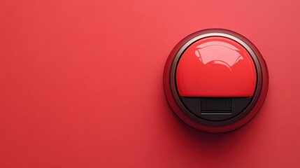 Modern Tech Gadgets A smart lock with keyless entry and smartphone control Isolated solo on plain background
