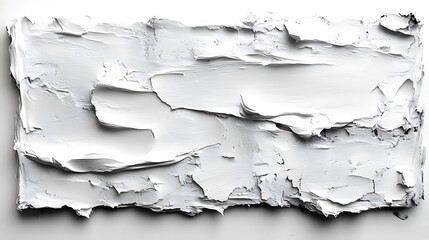 Obraz premium Abstract White Impasto Paint Texture Art