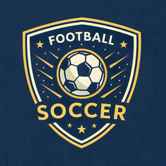 A soccer shield or football badge crest graphic, representing team